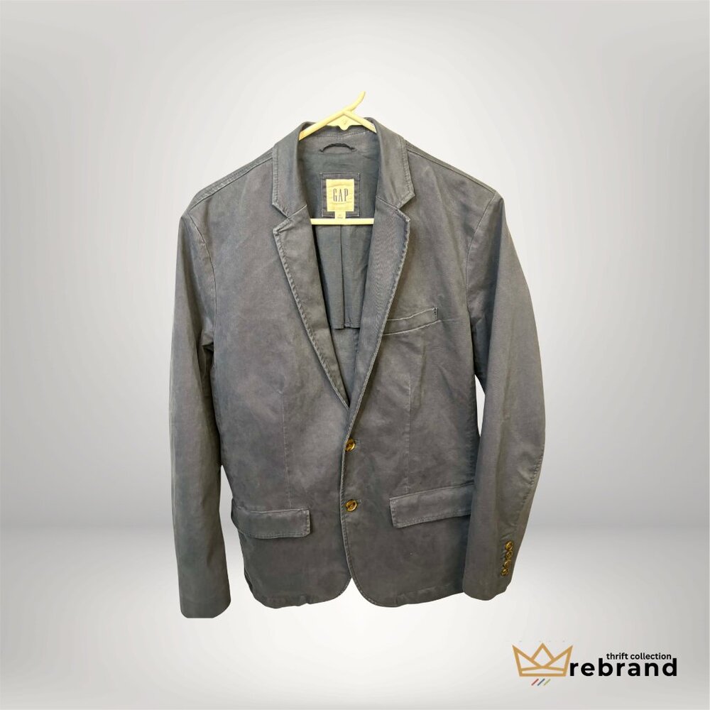 Navy Tailored Blazer — GAP- Navy- Size M (2010s)